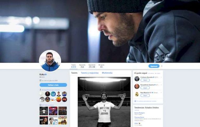 Kaká deja el fútbol con su foto de ‘Yo pertenezco a Jesús’
