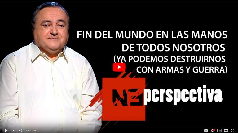 Fin del mundo en las manos de todos nosotros (ya podemos destruirnos con armas y guerra)